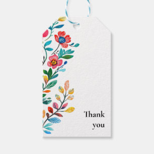 Étiquettes-cadeau Mariage Floral Mexicain Personnalisé