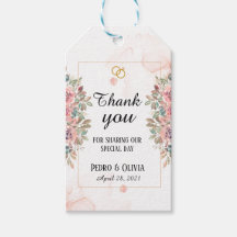 Mariage floral rose moderne