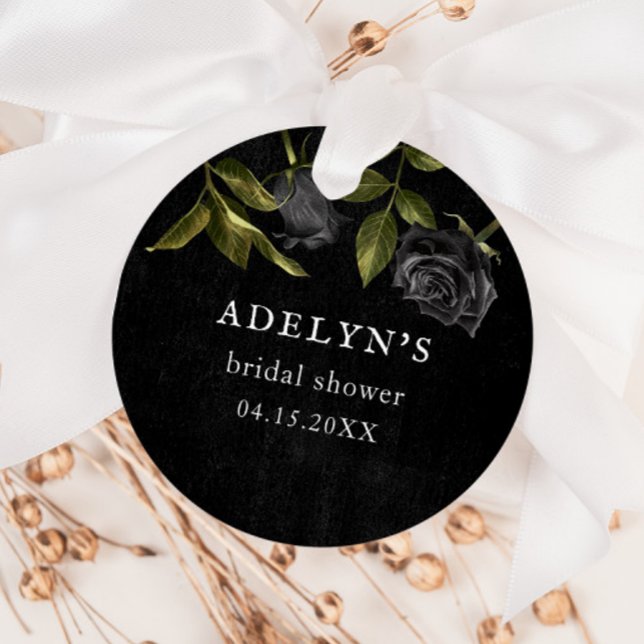Étiquettes Cadeau Mariage gothique Halloween (Créateur téléchargé)