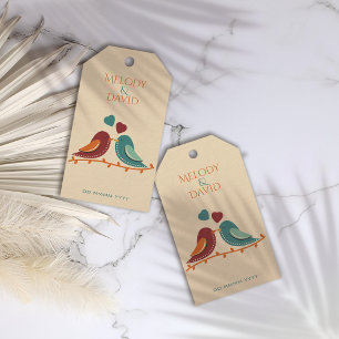 Étiquettes-cadeau Mariage Inséparable