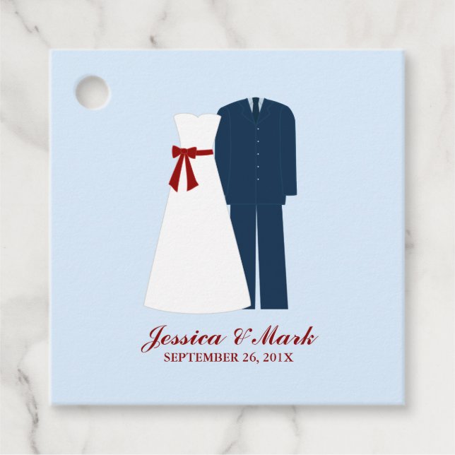 Étiquettes Cadeau Mariage militaire (Devant)