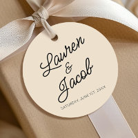 Mariage minimaliste de champagne moderne