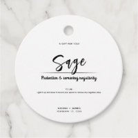 Mariage minimaliste moderne de sauge à sauterelle