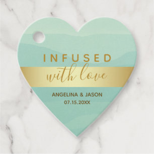 Étiquettes Cadeau Mariage parfumé d'amour