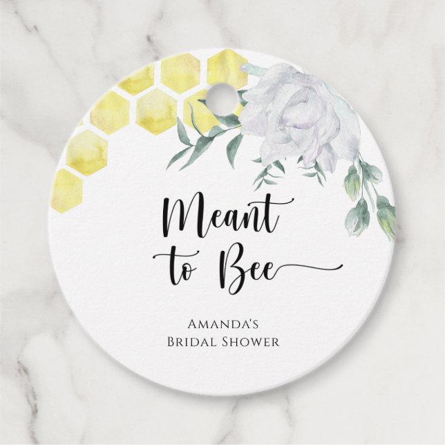 Étiquettes Cadeau Mariage prévu pour la mariée (Devant)