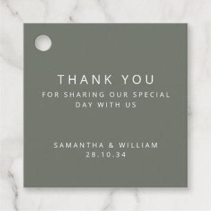 Étiquettes Cadeau Mariage simple minimal