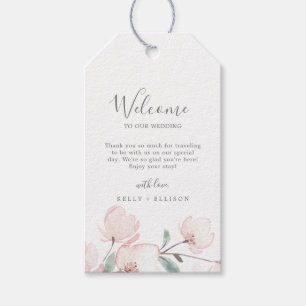 Étiquettes-cadeau Mariage Spring Cherry Blossom Bienvenue