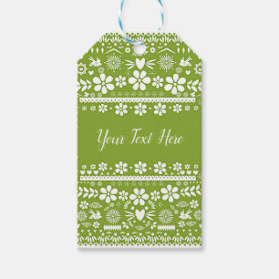Étiquettes-cadeau Mariage Vert Citron vert Avocat Picado Mexicain