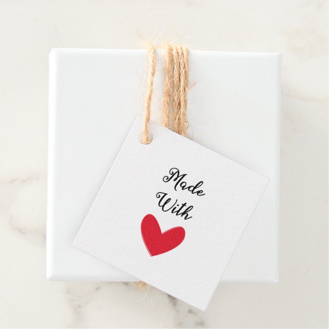 Étiquettes Cadeau Mariée Faite Avec Amour Co Mariage Rustique Fête P (En situation)