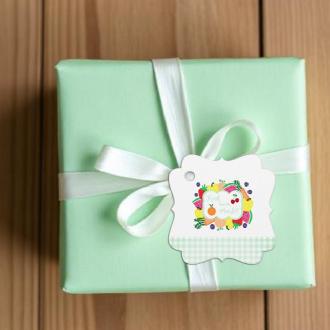 Étiquettes Cadeau Mariée Fraîche du Marché (Créateur téléchargé)