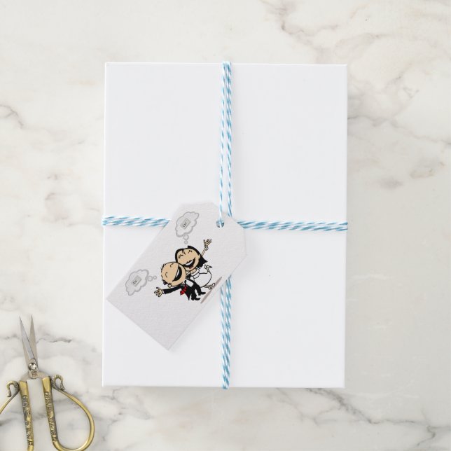 Étiquettes-cadeau Mariés à peine (With Twine)