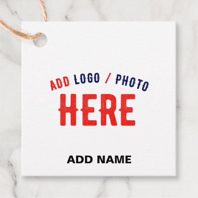 ÉTIQUETTES CADEAU MARQUE BLANCHE MODERNE ET PERSONNALISABLE VÉRIFIÉE (Devant)