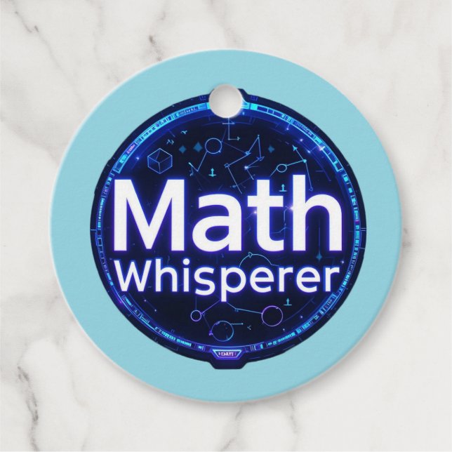 Étiquettes Cadeau Math Enseignant Math Whisperer (Devant)