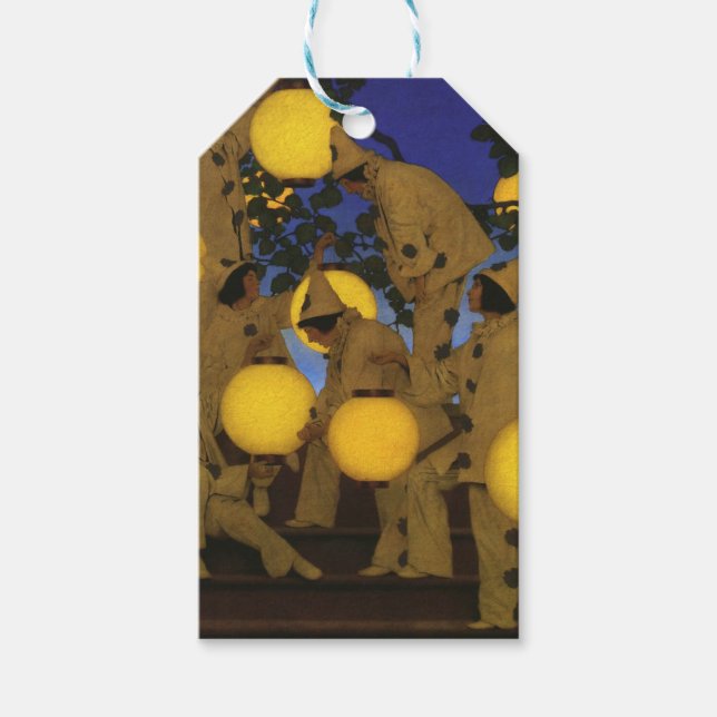 Étiquettes-cadeau Maxfield Parrish Les Porteuses de Lanternes 1908 V (Devant)