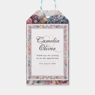 Étiquettes-cadeau Maximaliste Mariage Vintage Floral Faveur Cadeaux