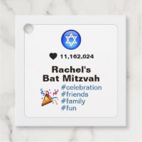 Médias sociaux Bat mitzvah Emoji ou Bar Mitzvah