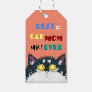 Étiquettes-cadeau Meilleur Cat Maman jamais Amoureux de les chats