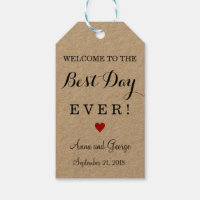 Meilleur Jour Jamais Personnalisé Mariage Favorise