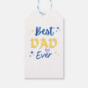 Étiquettes-cadeau meilleur papa