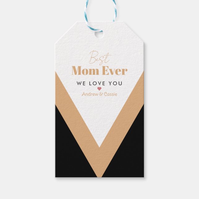 Étiquettes-cadeau Meilleure maman jamais (Devant)