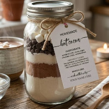 Mélange sec de cacao chaud fait maison personnalis