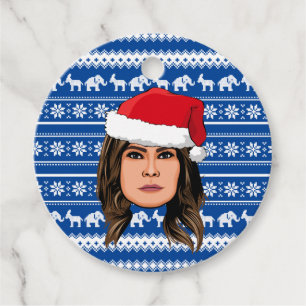 ÉTIQUETTES CADEAU MELANIA TRUMP