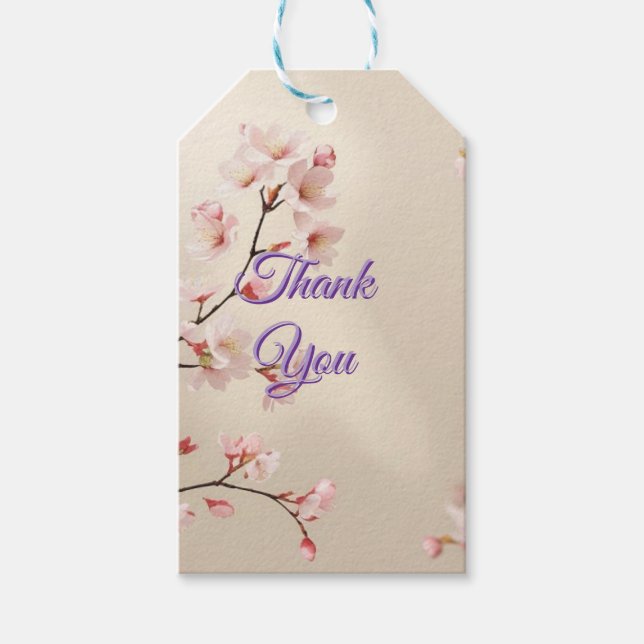 Étiquettes-cadeau Merci (Devant)