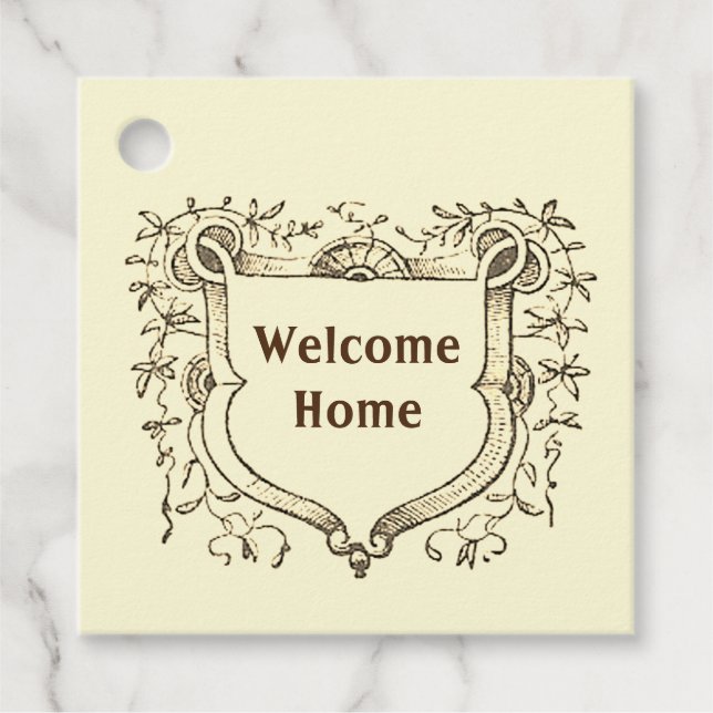 Étiquettes Cadeau Merci Accueil Acheteur immobilier Réalisateur (Devant)