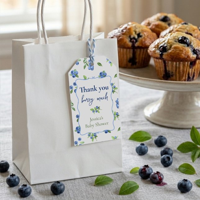 Étiquettes-cadeau Merci beaucoup Berry  (Créateur téléchargé)