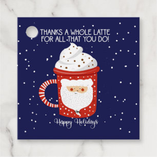 Étiquettes Cadeau merci beaucoup de retard pour tout ce que vous fai