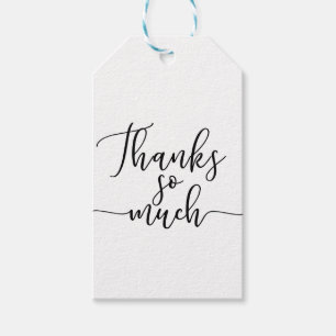 Étiquettes-cadeau Merci beaucoup pour votre gentillesse