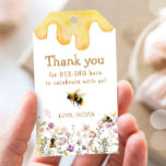 Étiquettes-cadeau Merci Bee One mignonne Baby shower fille Anniversa<br><div class="desc">♥ Balises de faveur mignonnes et amusantes avec un thème d'abeille. Veuillez consulter la collection pour tous les articles disponibles.</div>