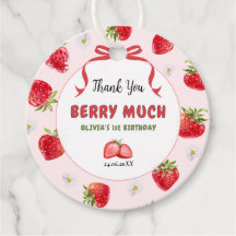Merci Berry Beaucoup fraise 1er anniversaire
