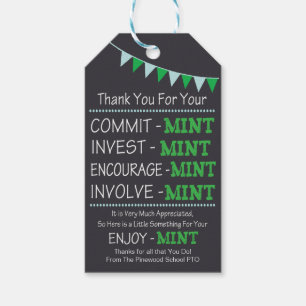 Étiquettes-cadeau Merci-cadeau de la note d'appréciation Favoriser