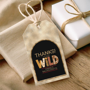 Étiquettes-cadeau Merci, c'est Been Wild Safari Bachelorette ID1148