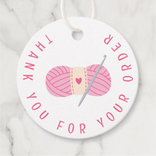 Étiquettes Cadeau Merci Crochet Crochet Pour Votre Commande