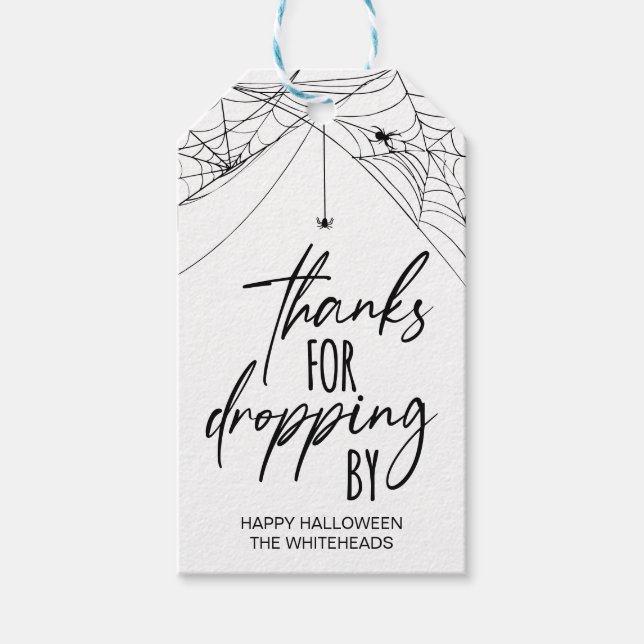 Étiquettes-cadeau Merci d'avoir abandonné par Halloween Party (Devant)