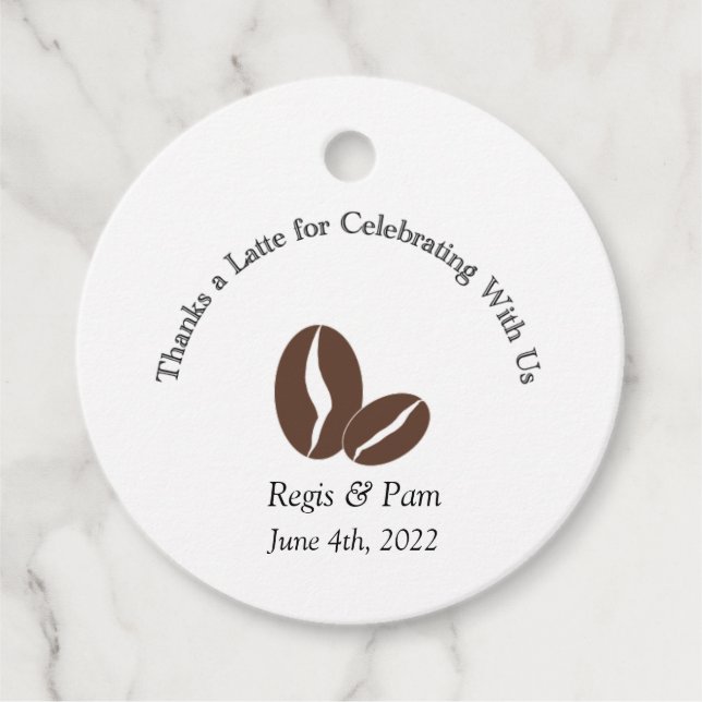 Étiquettes Cadeau Merci d'avoir une dernière balise (Devant)