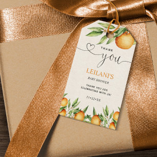 Étiquettes-cadeau Merci de Baby shower Little Cutie