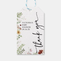 Merci de Baby shower minimaliste mignon Favorisez