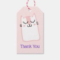 Merci de chaton rose couchant