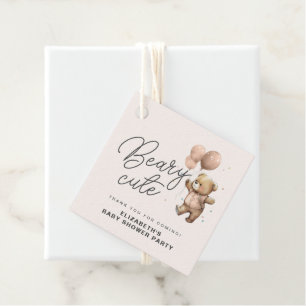 Étiquettes Cadeau Merci De Fête De Baby shower Sucré De Béary Pour V