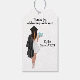 Étiquettes-cadeau Merci de graduation personnalisée Favoriser les ét