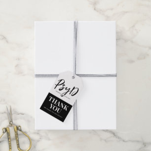 Étiquettes-cadeau Merci de la partie de graduation PsyD personnalisé