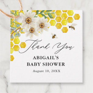 Étiquettes Cadeau Merci de miel abeille et maries
