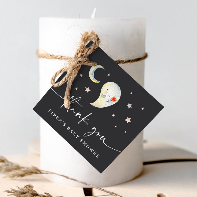 Étiquettes Cadeau Merci du Baby shower fantôme d'Halloween (Créateur téléchargé)