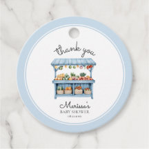 Merci Farmers Marché Baby shower garçon