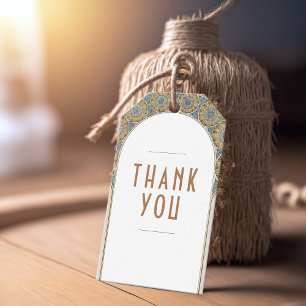 Étiquettes-cadeau Merci Favor Tag Art Nouveau Vintage