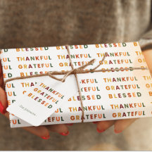 Merci gracieux béni - Balise Cadeau Automne