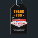 Étiquettes-cadeau Merci - Las Vegas Sign Fabulous Casino Night<br><div class="desc">Merci pour venir à Fabulous Las Vegas Casino Night - Un design magnifique et unique pour vous. Vous pouvez trouver les produits correspondants ici :</div>
